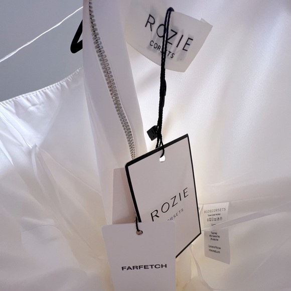 ROZIE CORSETS - peplum-hem gathered top - Picture 3 of 6